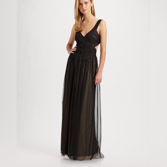 BCBGMaxAzria Dresses & Skirts - BCBGMAXAZRIA Mara Bandage Tulle Dress in Black